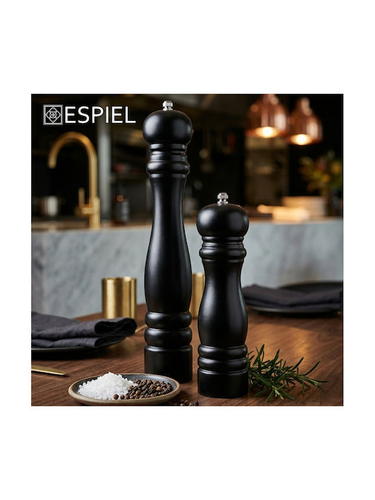 Espiel Manual Spice Mills Set Ceramic in Black Color 2pcs
