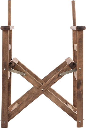 Freebox Gestell Für Regisseur Stuhl Hölzernes 57x54x88,5cm Braune
