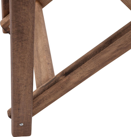 HomeMarkt Lemnos Rahmen Für Stuhl Für Regisseur Hölzernes 57x54x88,5cm Braun