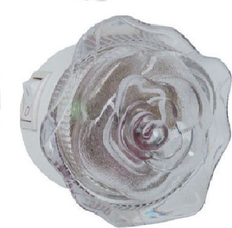Vito Нощна Светлина LED Rose Електрическа Синя Cold с Бяла Светлина