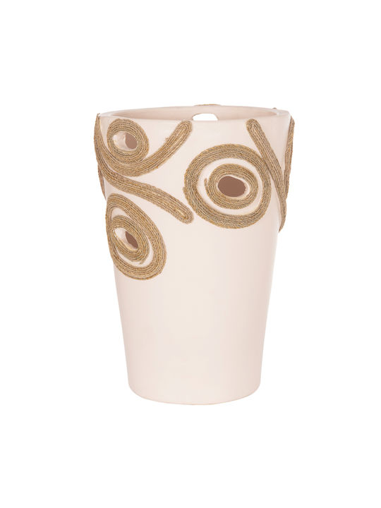 HomeMarkt Decorative Vase Ceramic Dean Beige Y22cm