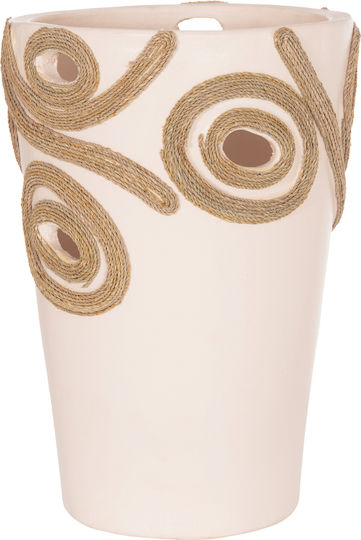 HomeMarkt Decorative Vase Ceramic Dean Beige Y22cm