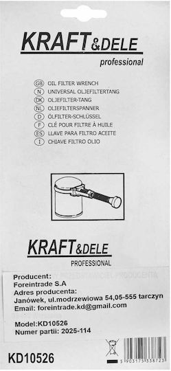 Kraft & Dele Κλειδί Φίλτρου Λαδιού 55-100mm