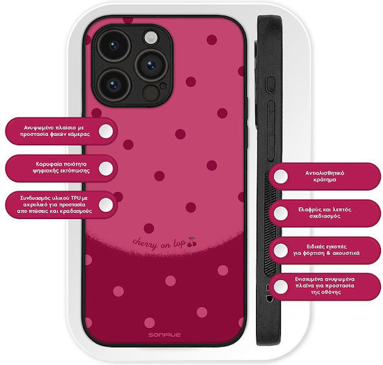 Калъф Sonique Delulu Polka Era Series OnePlus Nord CE 2 Lite 5G Топ Черешка