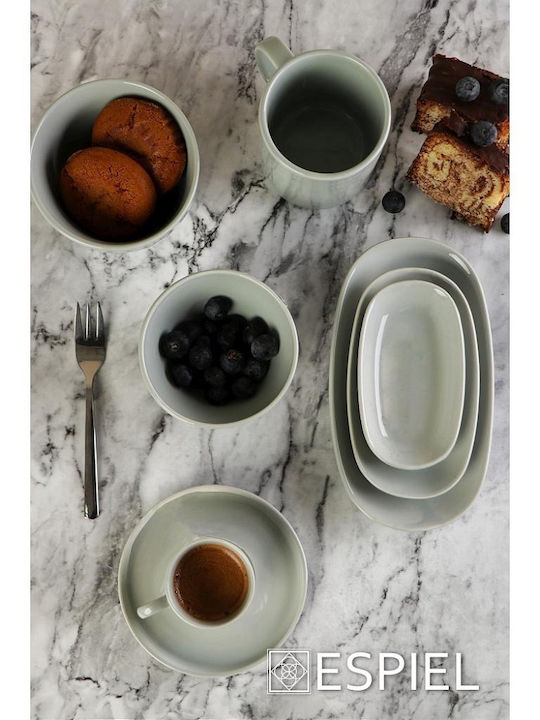 Espiel Essentials Cană Espresso Ceramică Gri 100ml