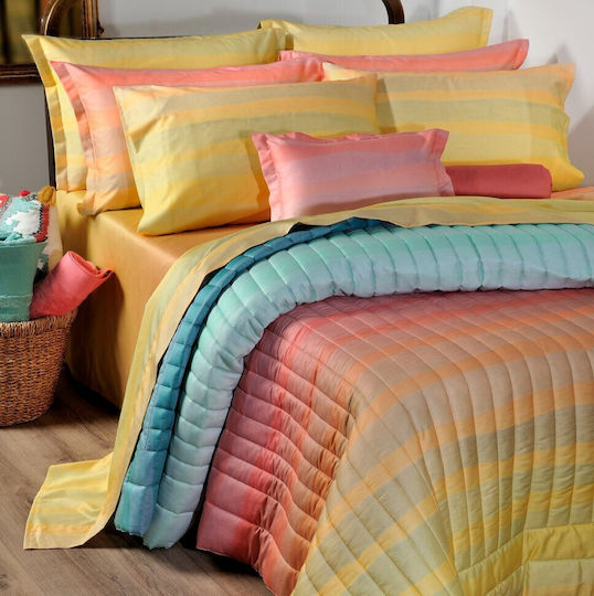 Down Town Home Шалтета Юпърдипло Burano Жълто 235x250см