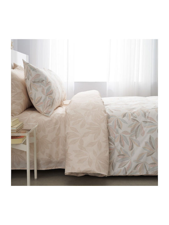 Vesta Home Coverlet Double Cotton Brown-Pink 230x270cm