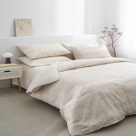 Vesta Home Κουβερλί Υπέρδιπλο Brown-beige 230x270cm