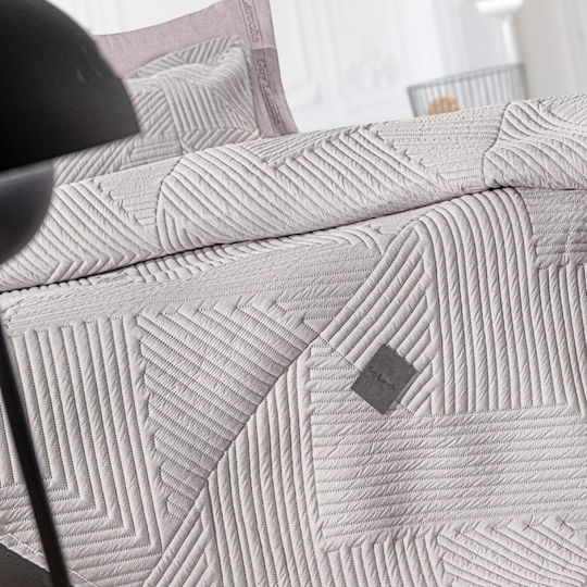 Guy Laroche Ziana Κουβερλί King Size Microfiber Tobacco 250x240cm