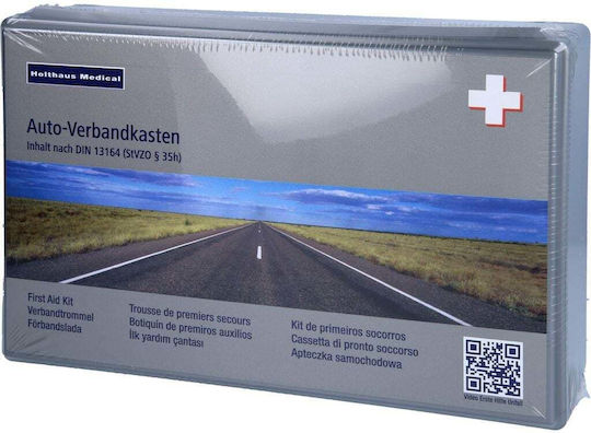 Holthaus Medical Φαρμακείο Πρώτων Βοηθειών Αυτοκινήτου Κουτί με Εξοπλισμό