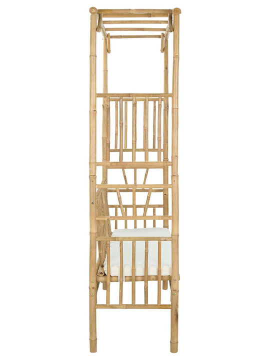 Παγκάκι Εξωτερικού Χώρου Μπαμπού 115x50x205cm