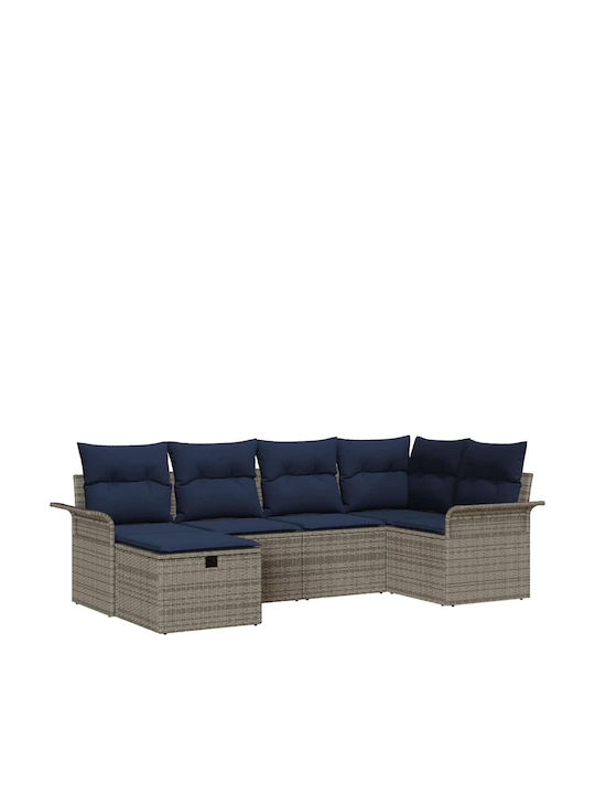 Ecksofa für den Außenbereich Rattan