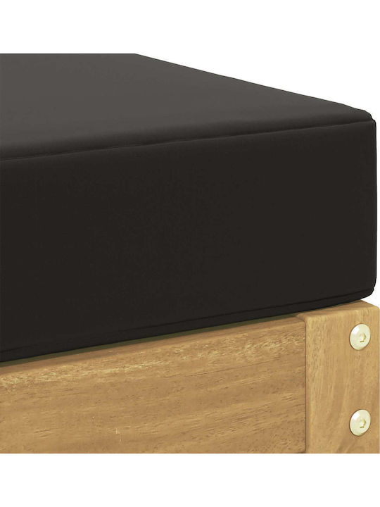 Bancă De Exterior Din Lemn Cu Perne 80x43x45cm