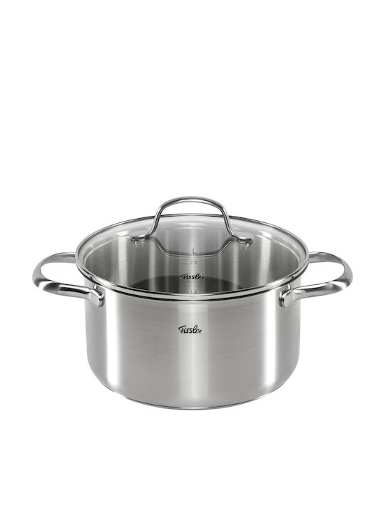 Fissler San Francisco Fissler Töpfe Set aus Rostfreiem Stahl Silber 4 Töpfe