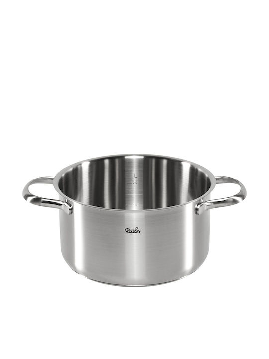 Fissler San Francisco Fissler Töpfe Set aus Rostfreiem Stahl Silber 4 Töpfe