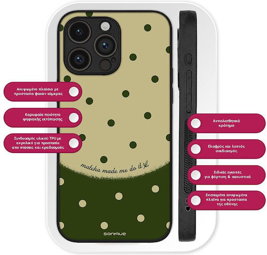 Sonique Delulu Polka Era Series Oneplus 13r 5g Delulu Matcha Case