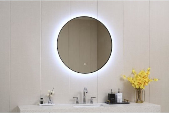 Inter Ceramic 1855/60 Кръгъл LED 60x60см Черен