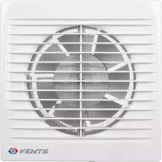 Vents 125 SΤ Wall-mounted Ventilator 125mm White