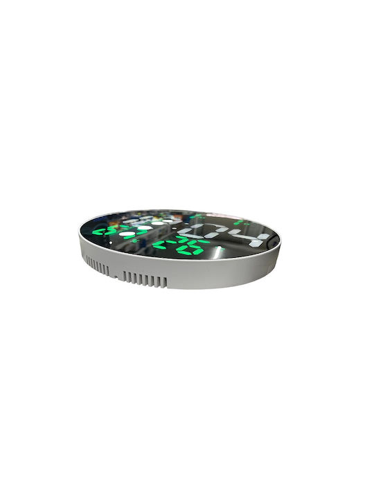 Led Стенен часовник Дигитален Бял