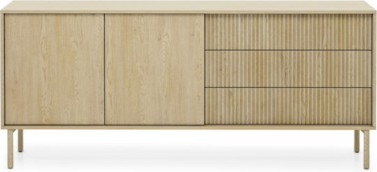 Мебели за съхранение Tavo дървен с чекмеджета Естествено 187x79x39см