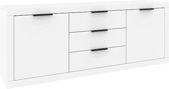 Μπουφές Doha από Ξύλο με Συρτάρια 210x45x80.5cm