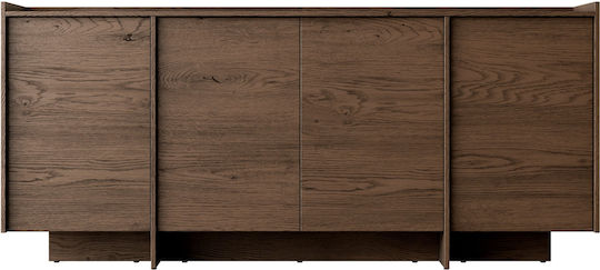 Μπουφές Japandi Ξύλινος Kafe 200x38x90cm