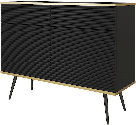 Μπουφές Oro Ξύλινος με Συρτάρια 107x39x85cm