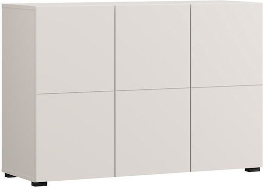 Μπουφές Argyll 115 3k3v Ξύλινος με Συρτάρια Cashmere 116x40x79cm