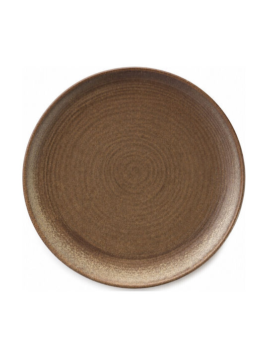 Yuk Plate Shallow made of Porcelain with Diameter 21cm 6pcs