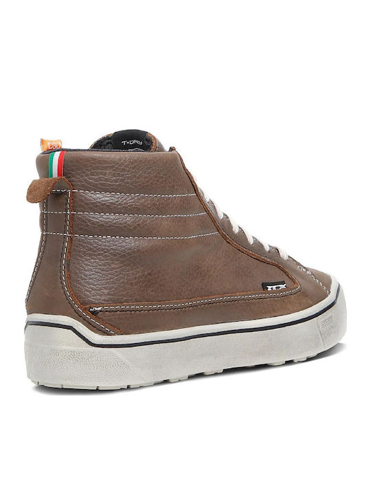 TCX Street 3 Waterproof Men's Motorcycle Low Boots Waterproof Brown