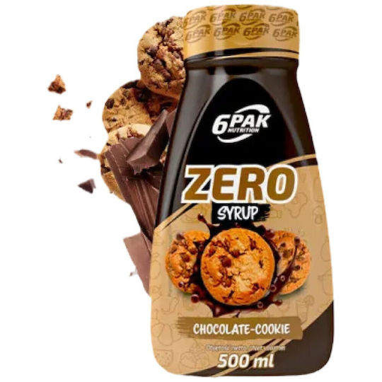 6Pak Nutrition Сироп За Сладкарници ZERO С Вкус Chocolate Cookies Без Захар 500ml