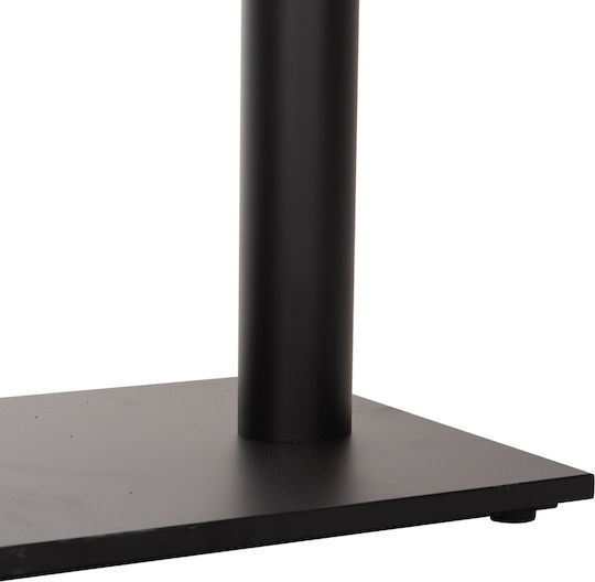 HomeMarkt Bar-Tischfuß aus Metall Black Checkmate 80x40x90cm