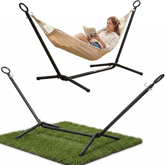 Hamac Stand din Metal în Culoare Negru