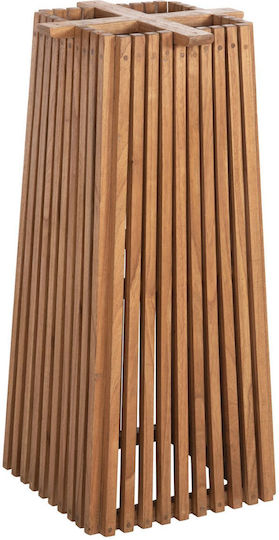 HomeMarkt Frantz Wooden Table Stand Natural 40x40x90cm