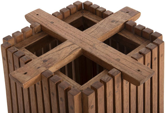 HomeMarkt Frantz Wooden Table Stand Natural 40x40x90cm