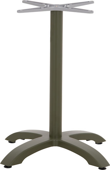 HomeMarkt Stand De Masă Din Aluminiu Pentru Tabel Cu Reglaj Verde 66x66x72cm