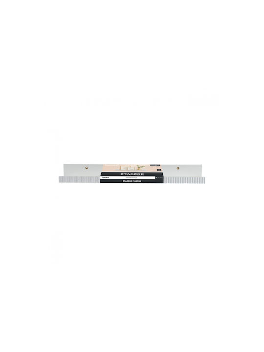 Ράφι Τοίχου με LED Λευκό 59x11.5x9.5εκ.