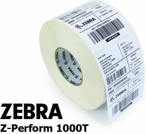 Zebra Selbstklebende Etikettenrollen Für Etikettendrucker 25x38.1mm 12Stücke