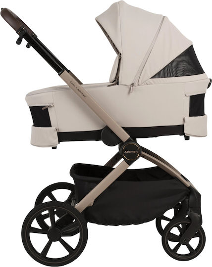 Adamex Como Reversible 2 in 1 Baby Stroller Suitable for Newborn Natura Beige 11.3kg