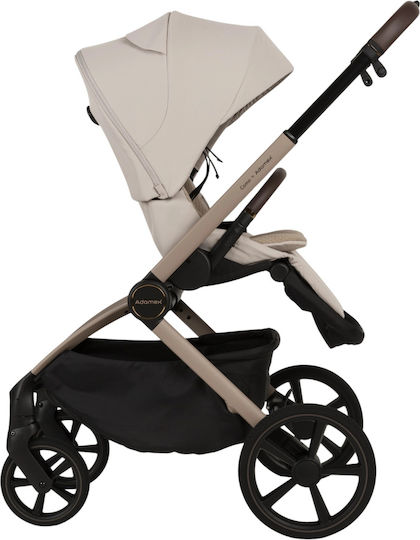 Adamex Como Reversible 2 in 1 Baby Stroller Suitable for Newborn Natura Beige 11.3kg