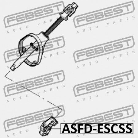 Диагонален Елемент На Колона На Волана Долен Ford Escape 2007-2012 Can 8l8z-3b676-e