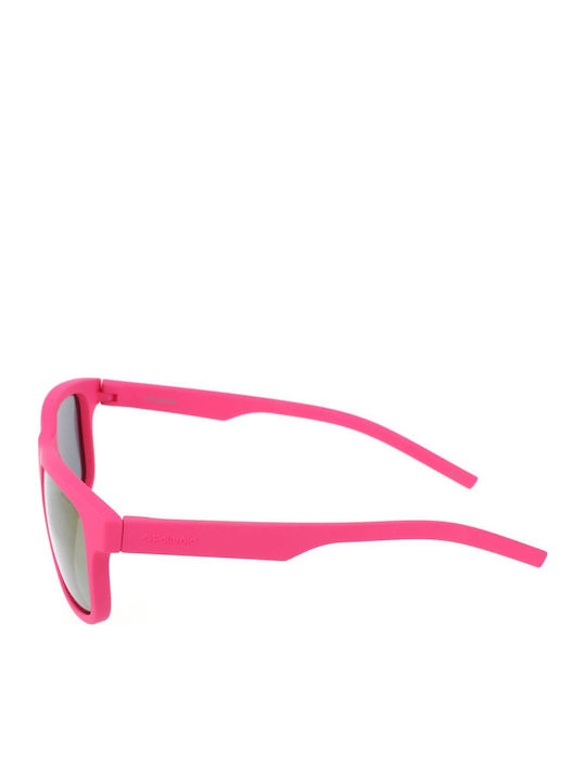 Polaroid Bărbătești Ochelari de soare cu Roz Cadru și Roz Polarized Oglindă Lentilă 6015-S-CYQ-51