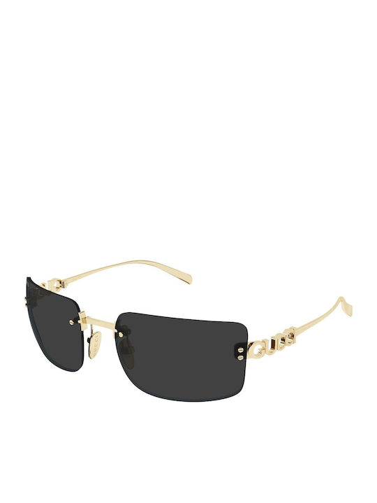 Gucci Unisex Sunglasses With Gold Metallic Frame And Grey Lens GG2038S 001