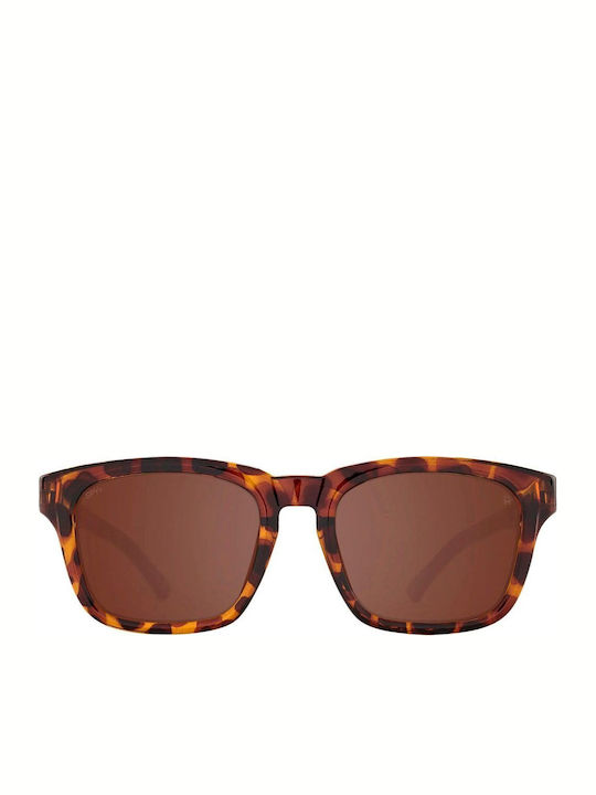 Spy Unisex Sunglasses with Brown Tartaruga Horn-Rimmed Frame and Brown Polarized Lens 6700000000222