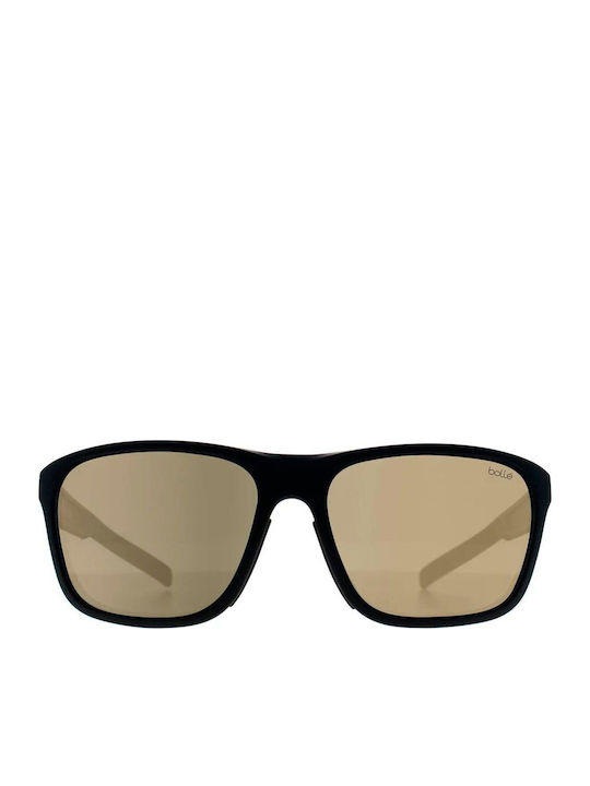 Bolle Ochelari De Soare Unisex Cu Ramă Neagră Din Plastic Și Lentilă Neagră BS022009