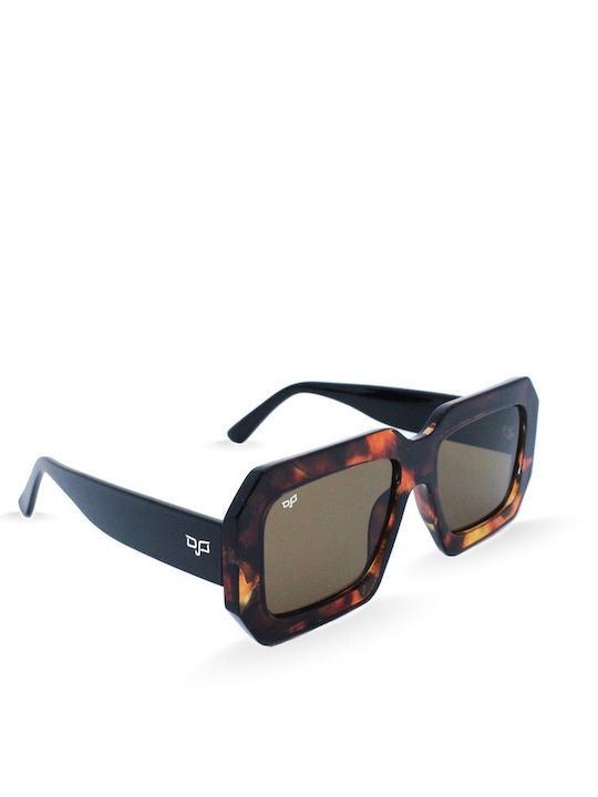 OJO Sunglasses Square Oje Sonnenbrillen Braun mit Kunststoff Gestell OJO Sunglasses Square Oje Sonnenbrillen Braun mit Kunststoff Gestell