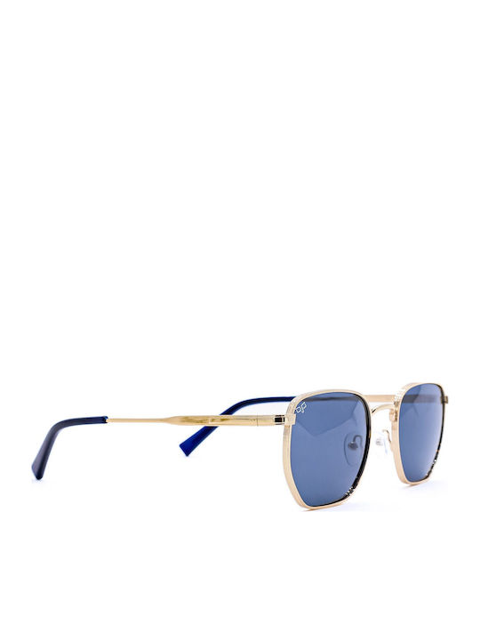 OJO Sunglasses Unisex Γυαλιά Ηλίου με Ασημί Μεταλλικό Σκελετό και Polarized Φακό 53OMN53094