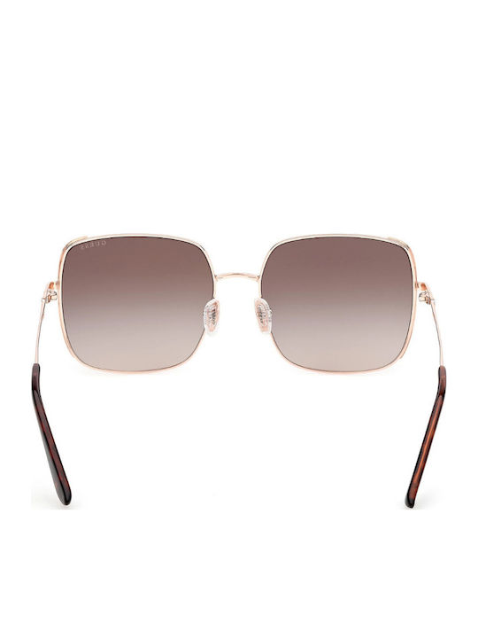 Guess Guess Damen Sonnenbrillen mit Schwarzem Metallrahmen und Braunen Verlaufsfarbe Gläser GU00194 28F