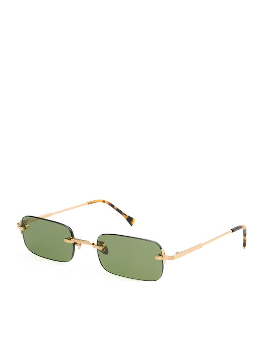 Kyme Men's Sunglasses with Gold Frame and Gold Polarized Lens
