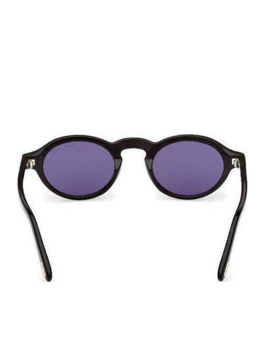 Tom Ford Unisex Γυαλιά Ηλίου με Μαύρο Σκελετό και Μπλε Ντεγκραντέ Φακό FT1332 01V